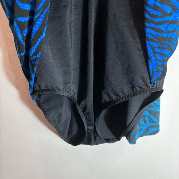 TRIMSHAPER Sz 14 By Miraclesuit One Piece Bathing Suit Double Straps New W/ Tag - Picture 7 of 16